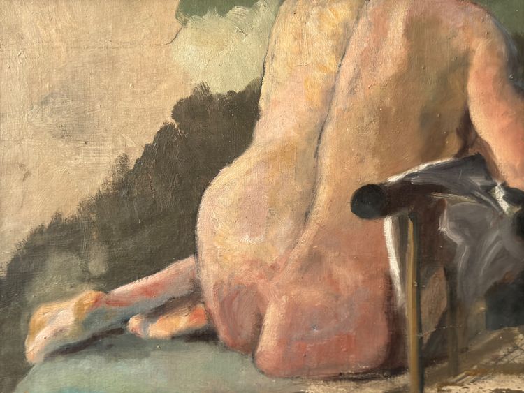 Modèle de dos , femme nue