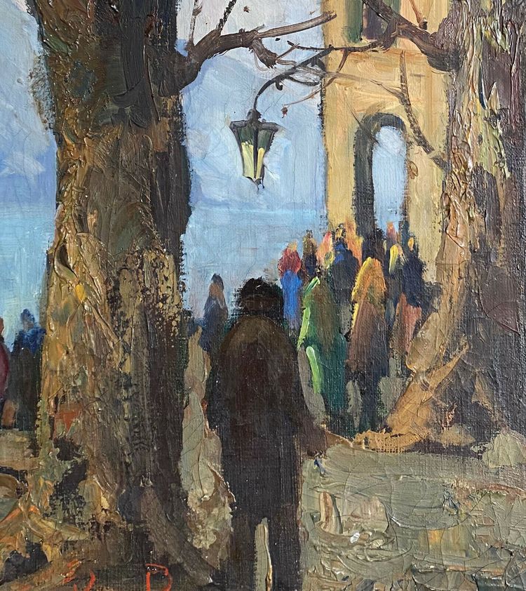 Pittura TAV "Lago d'Orta" Cusio Italia Pino Pessina Da Castanedo (1911 / 1991)