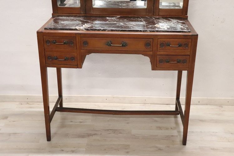 Dressing Table in Cherry with Armchair