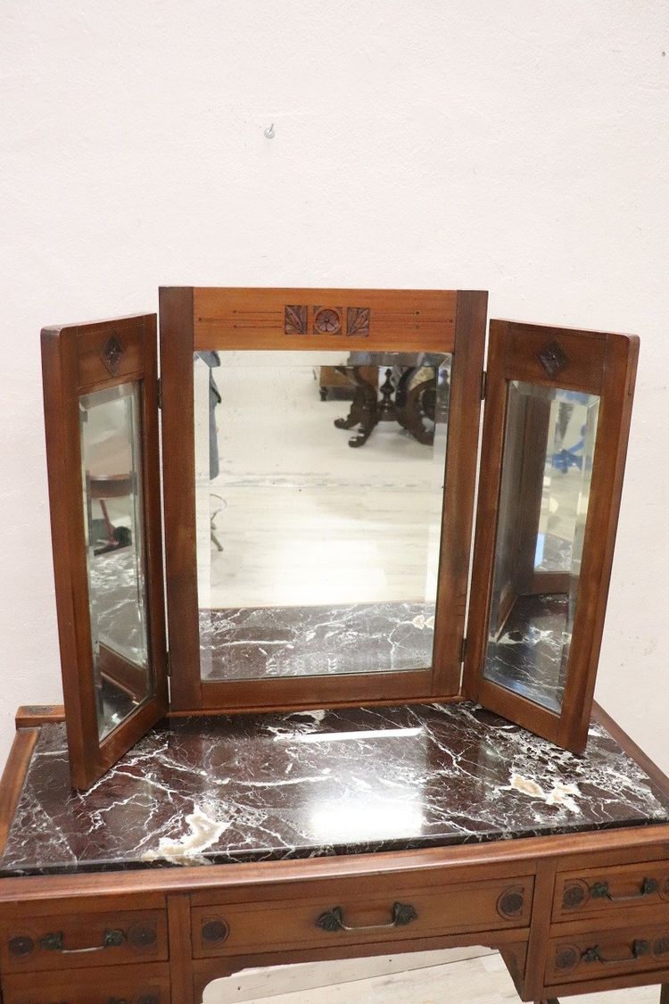Dressing Table in Cherry with Armchair