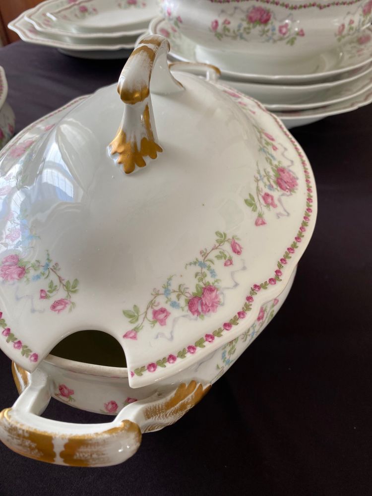 Martin Charles Limoges porcelain service