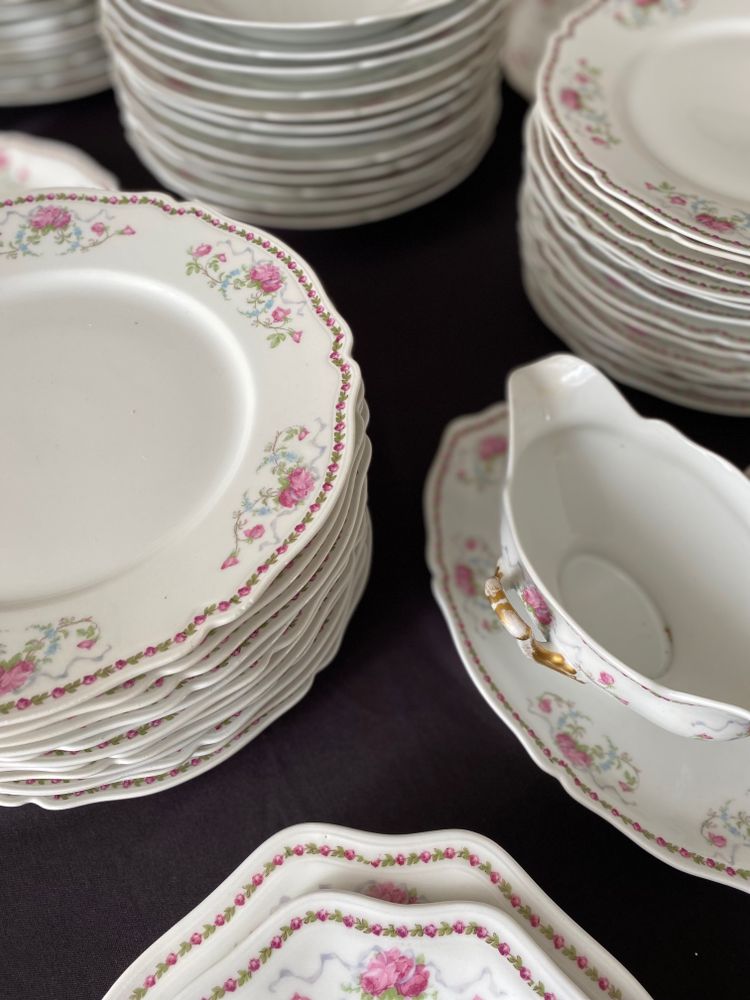 Martin Charles Limoges porcelain service