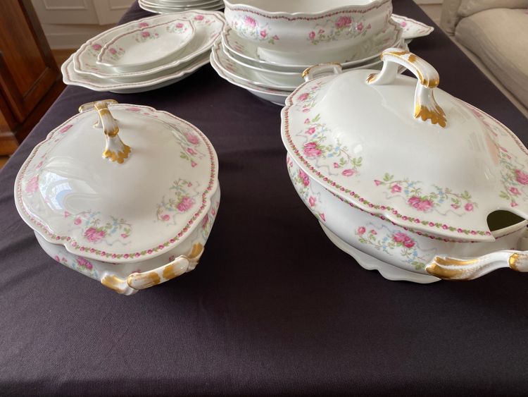 Martin Charles Limoges porcelain service