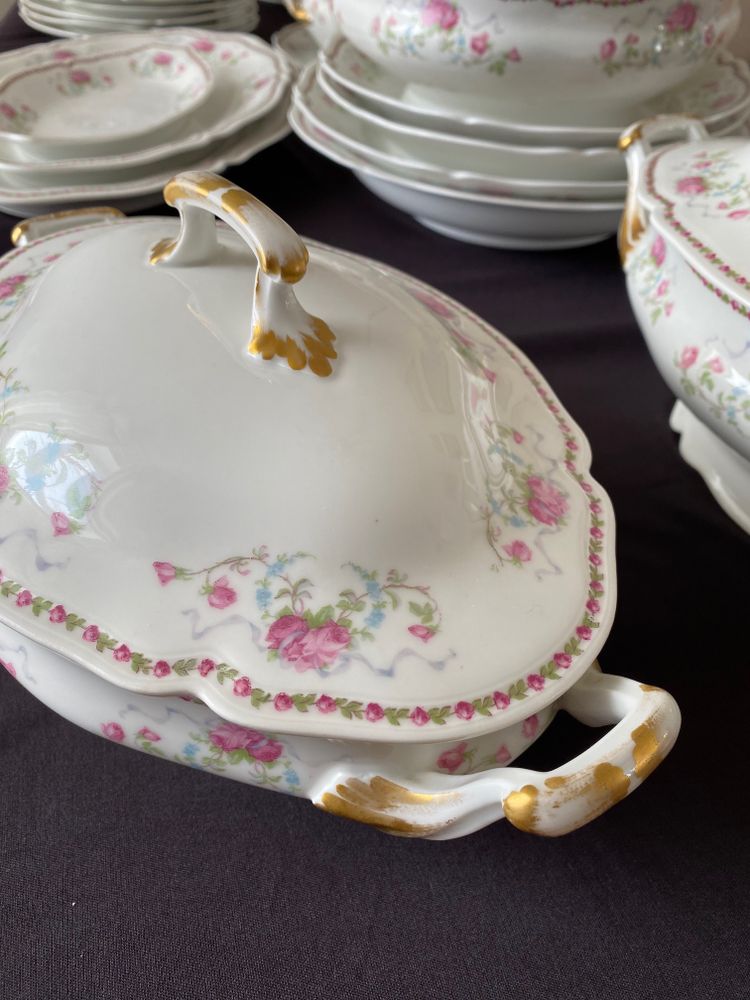 Martin Charles Limoges porcelain service