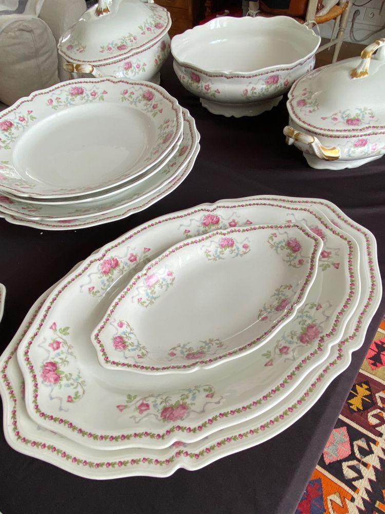Martin Charles Limoges porcelain service