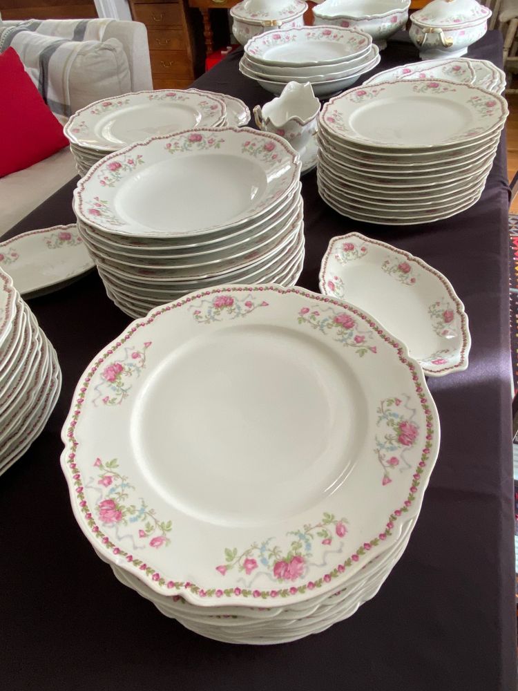 Martin Charles Limoges porcelain service