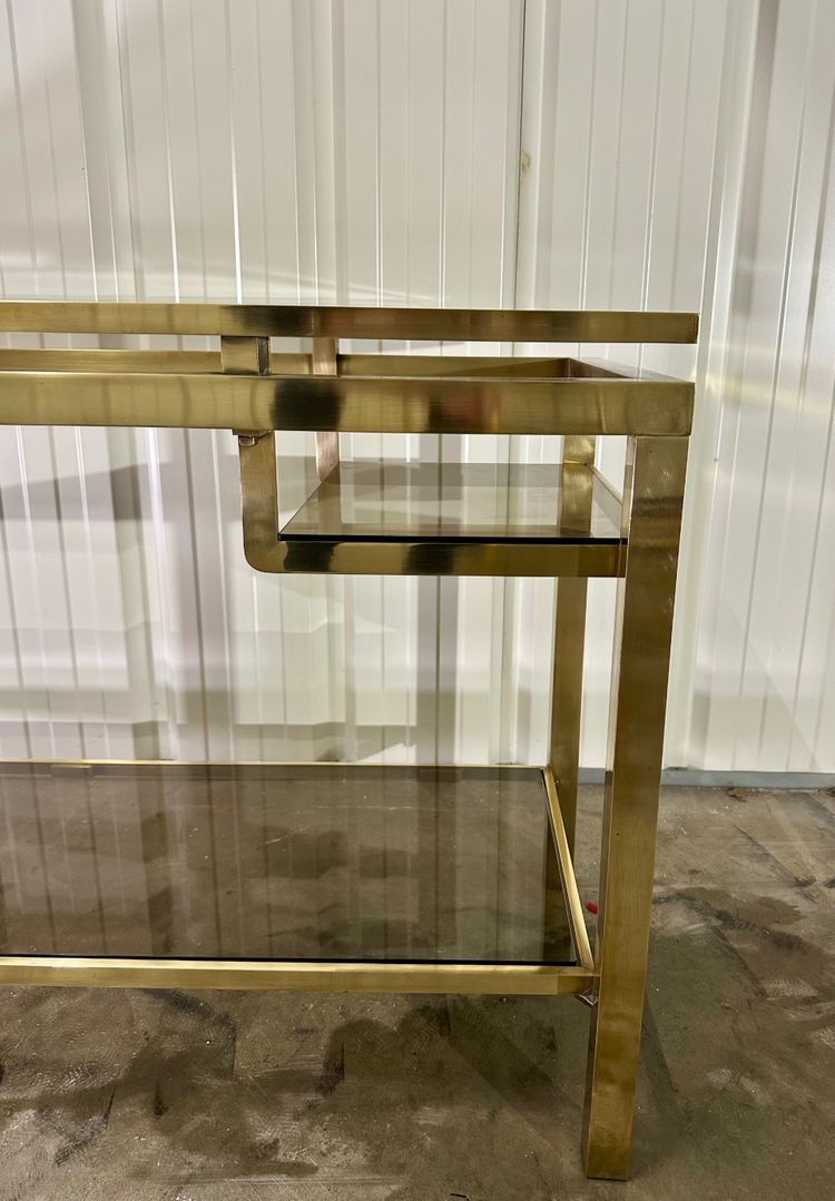 Console Guy Lefevre Pour Maison Jansen 1970s