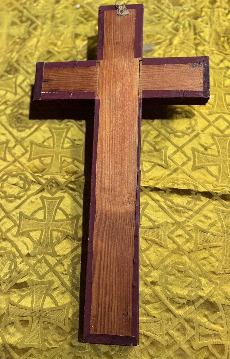 Croix Reliquaire Paperolles Au Neuf Reliques - XIXe