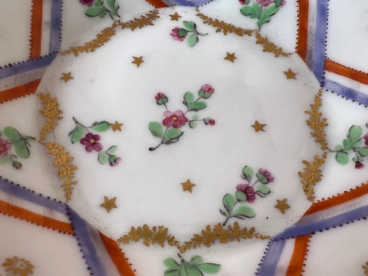 Tazza in porcellana di Meissen, disegno di un limone - Fine XVIII/inizio XIX secolo