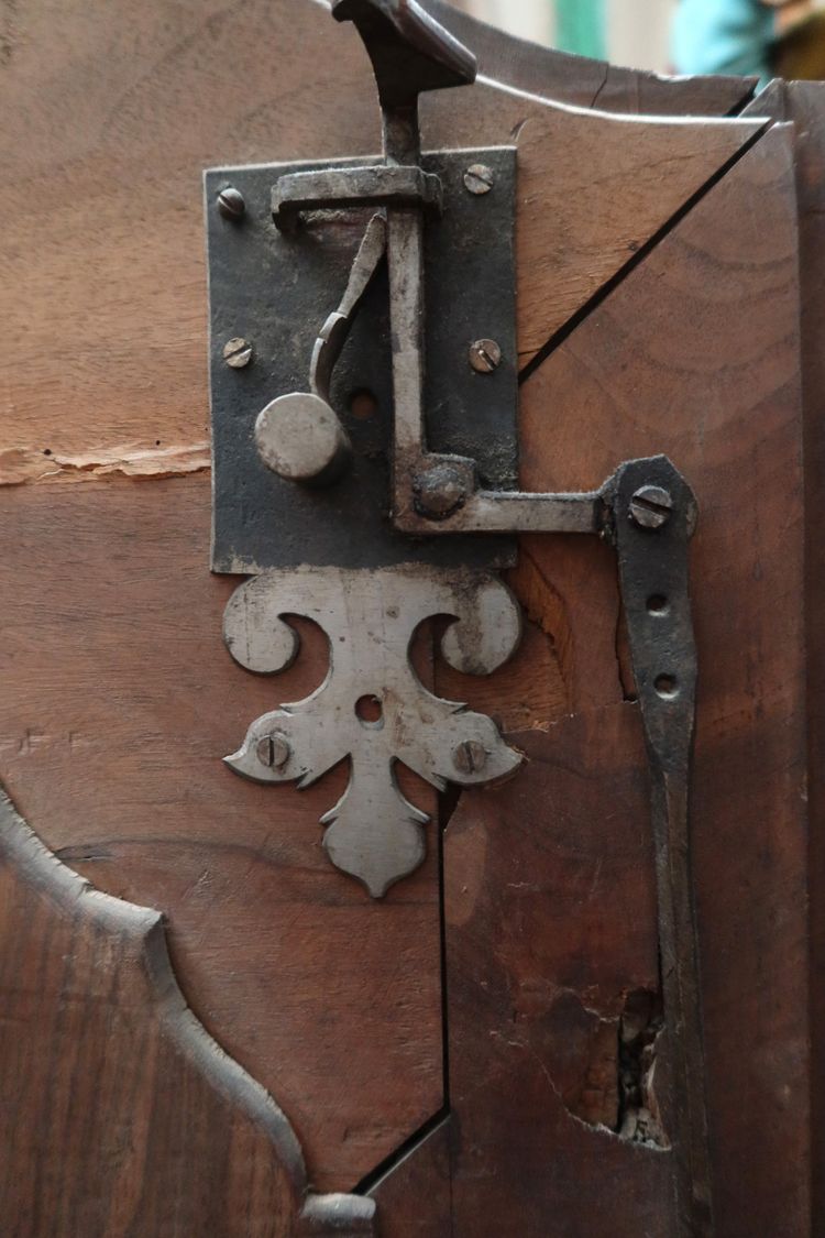 Lyon-style walnut wardrobe, 18th century