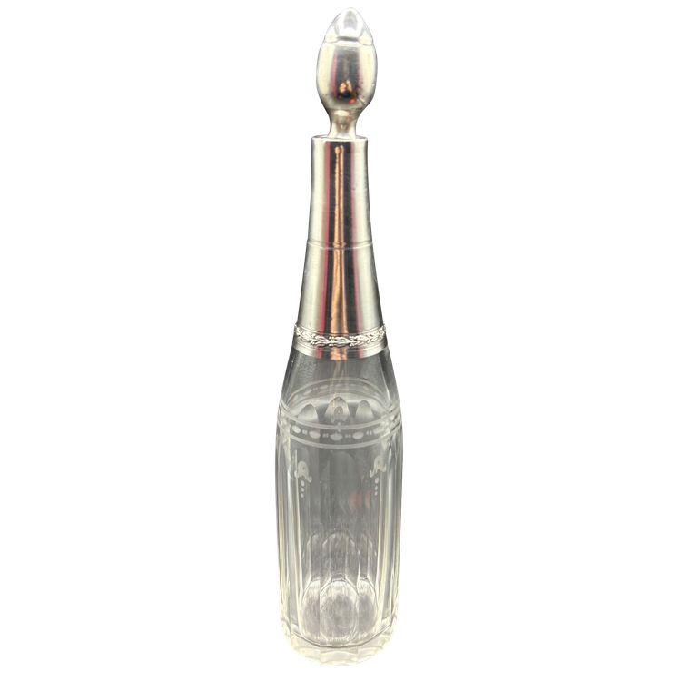 CRYSTAL & SILVER DECANTER