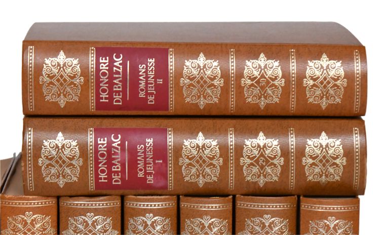 Honoré de Balzac book collection in 30 volumes, published by Rencontre Lausanne 1960
