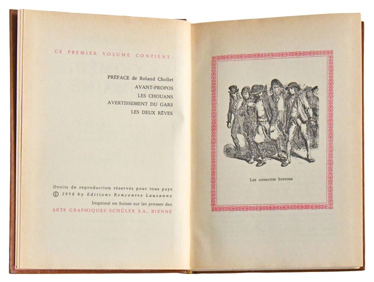 Honoré de Balzac book collection in 30 volumes, published by Rencontre Lausanne 1960