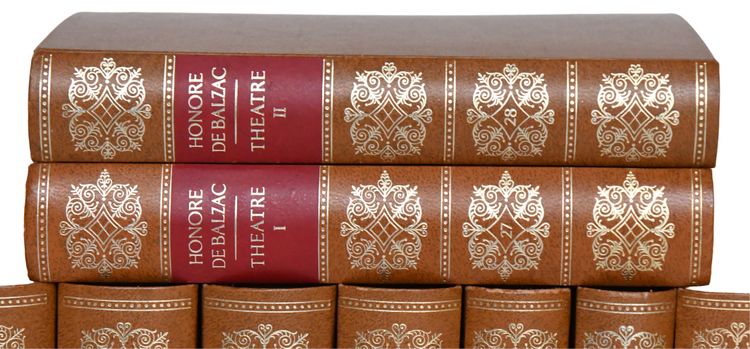 Honoré de Balzac book collection in 30 volumes, published by Rencontre Lausanne 1960