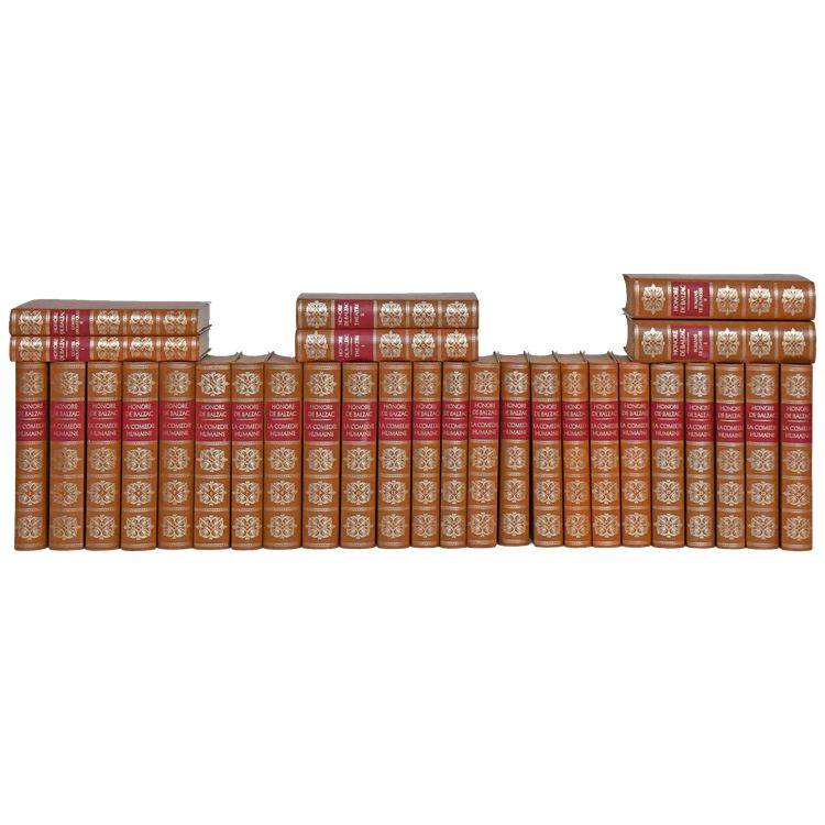 Honoré de Balzac book collection in 30 volumes, published by Rencontre Lausanne 1960