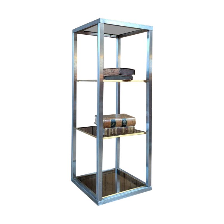 Étagère Maison Bagues en chrome et laiton