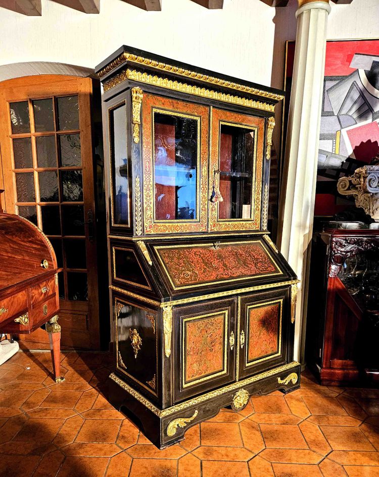 Mobili in intarsio Boulle e bronzo dorato, periodo Napoleone III