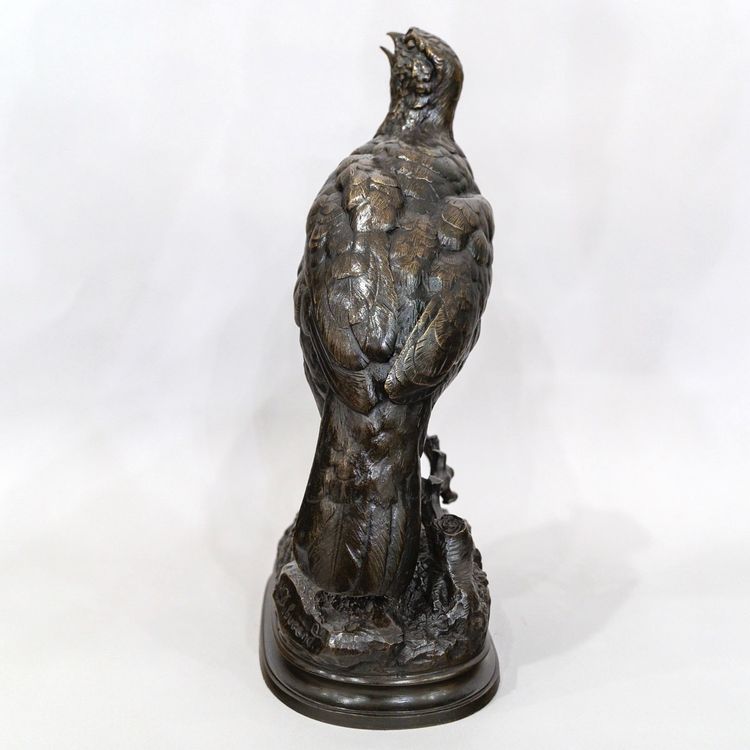 Sculpture - The Partridge, Alfred Dubucand (1828 - 1894) - Bronze
