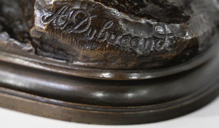 Sculpture - The Partridge, Alfred Dubucand (1828 - 1894) - Bronze