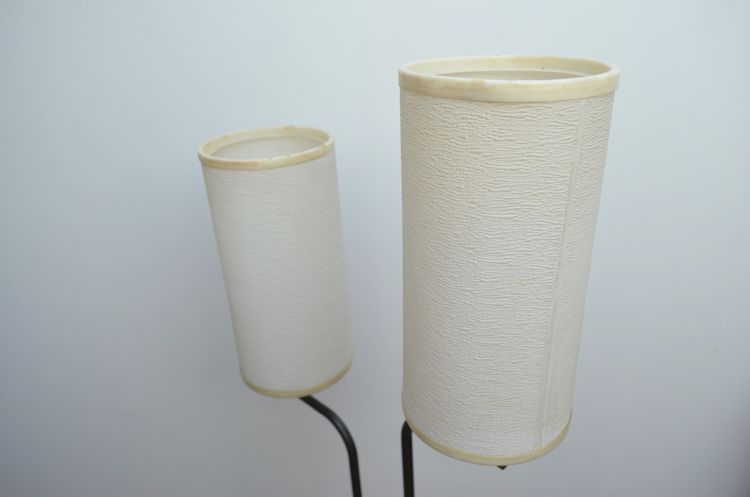"Tuning fork" style floor lamp in the style of ARLUS circa 1960