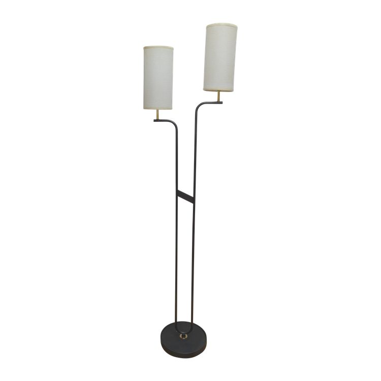 "Tuning fork" style floor lamp in the style of ARLUS circa 1960