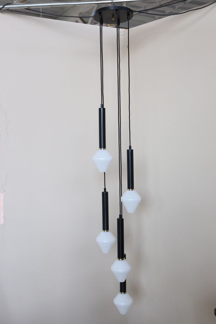 5-Tier Cascade Chandelier, 1960s