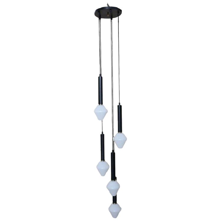 5-Tier Cascade Chandelier, 1960s