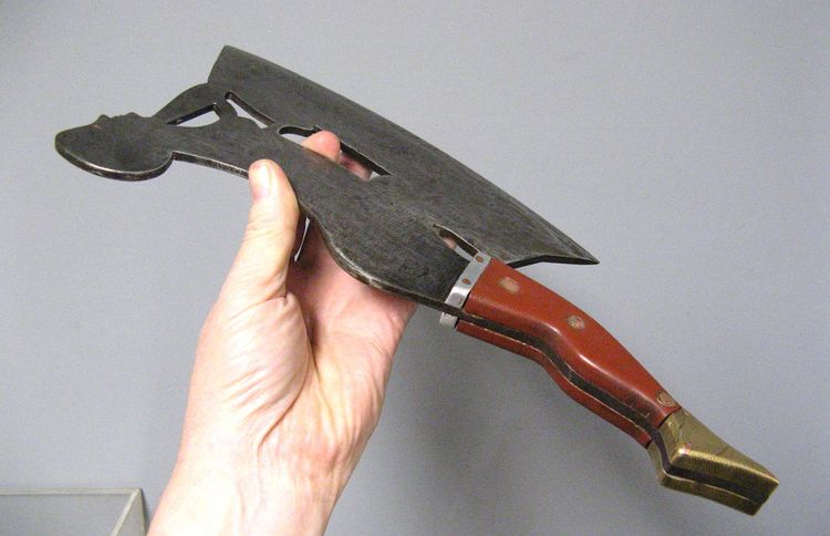 Hachoir érotique Feuille De Boucher.