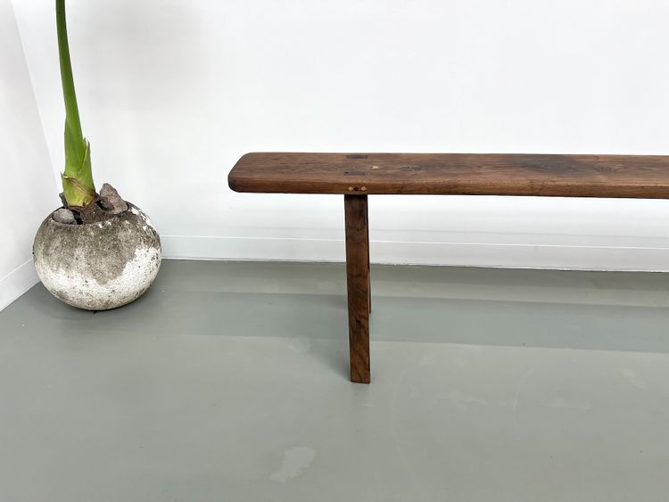 Banc ancien en chêne massif