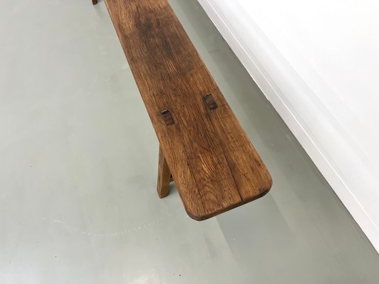 Banc ancien en chêne massif