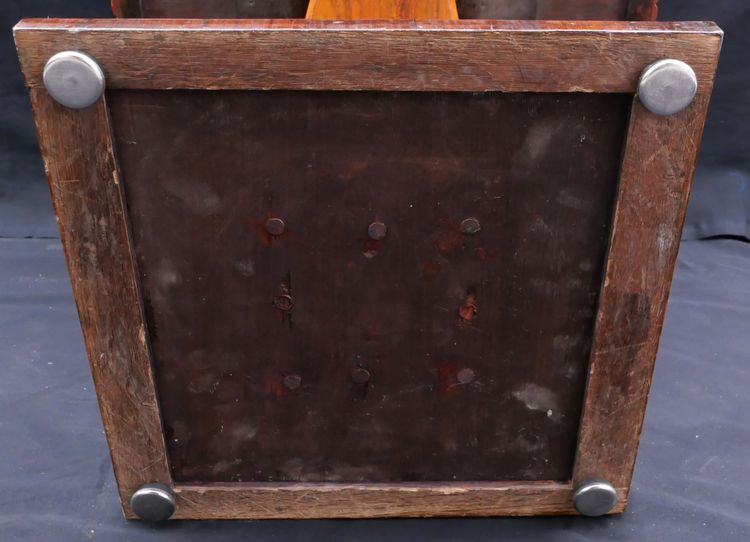 Attribué à René JOUBERT et Philippe PETIT pour D.I.M., Table d'appoint carrée Art Déco