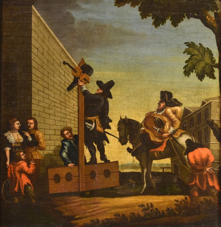 William Hogarth (Londres 1697 - 1764) école De, Hudibras Triomphant