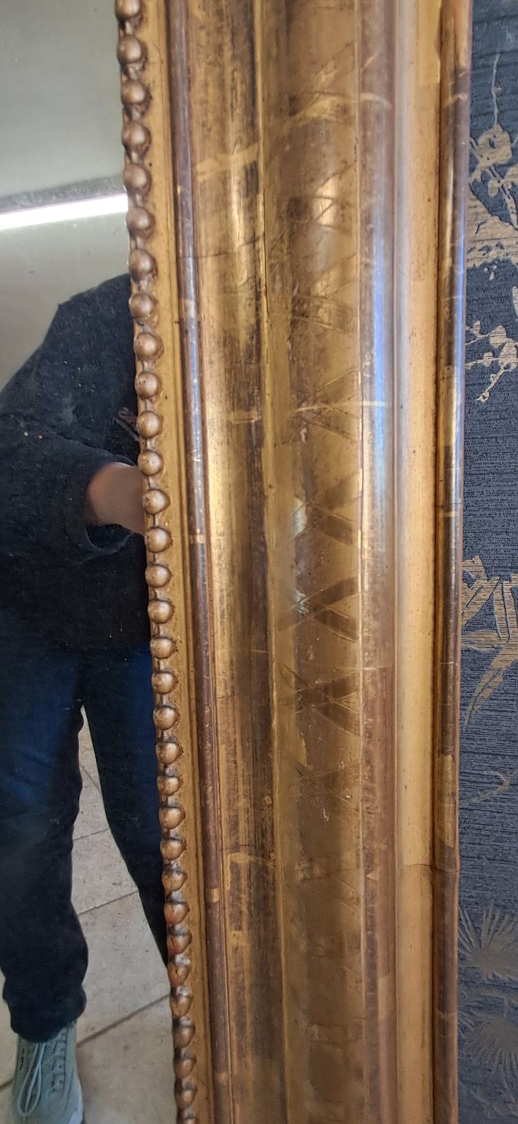 Louis Philippe period mirror 141 x 100