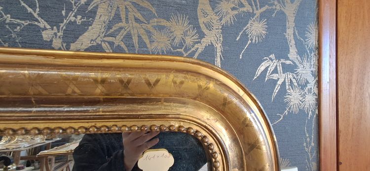 Louis Philippe period mirror 141 x 100
