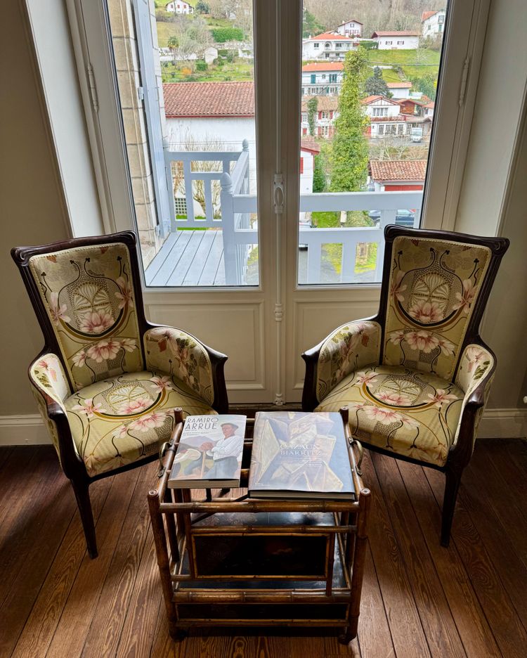 Pair of Art Nouveau armchairs