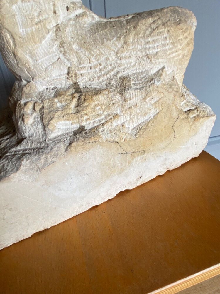 Direct-cut sculpture of a female nude from the 20th century, workshop