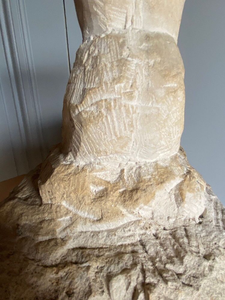 Direct-cut sculpture of a female nude from the 20th century, workshop