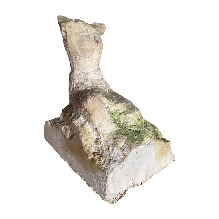 Direct-cut sculpture of a female nude from the 20th century, workshop