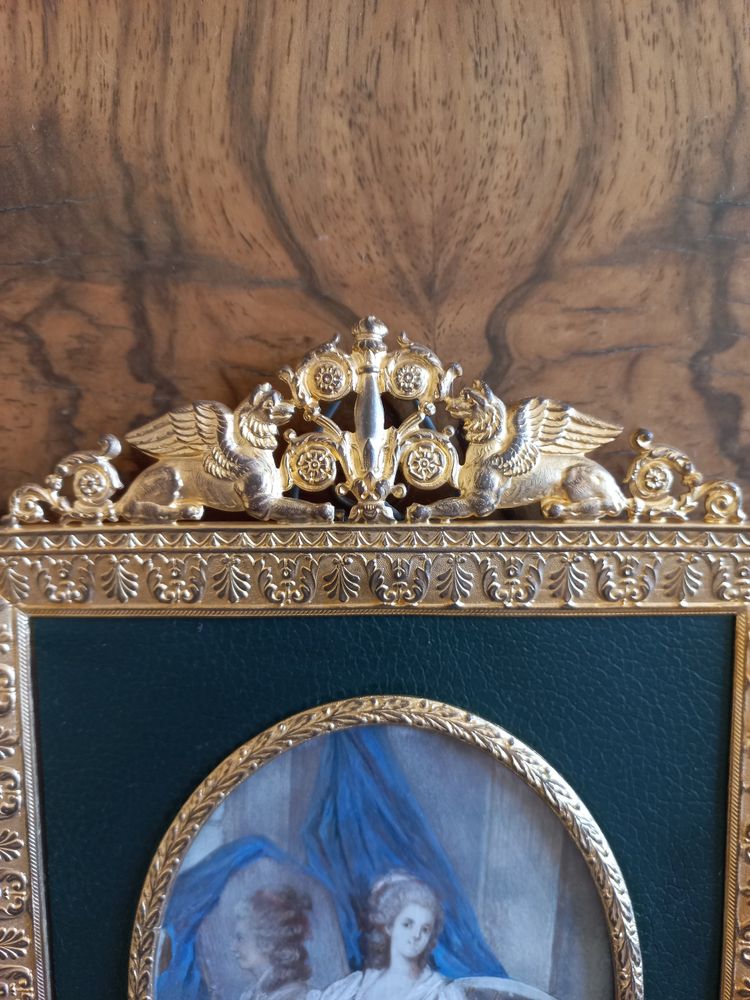 Marie-Antoinette miniature, late 19th century