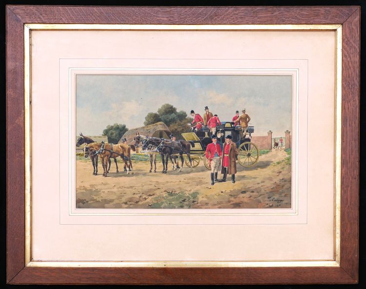 Charles Fernand de CONDAMY, Team auf der Jagd