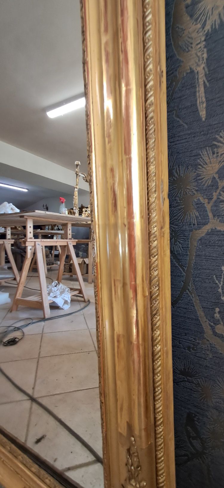 Miroir époque restauration 131 x 103
