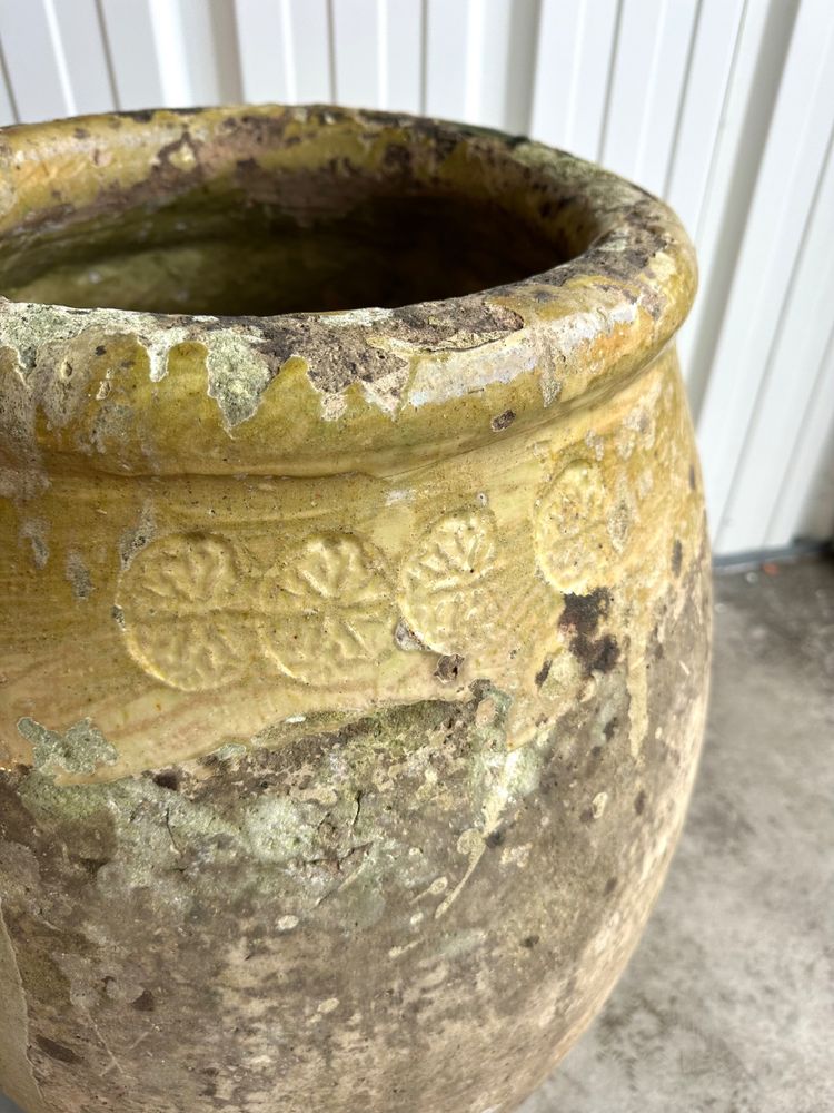 18th century terracotta Biot jar