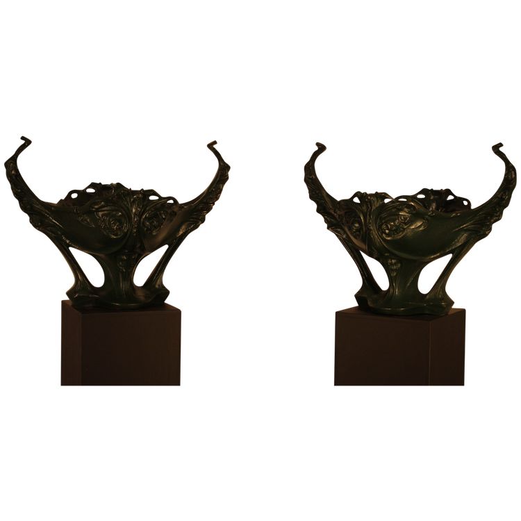 Pair of planters by Hector Guimard