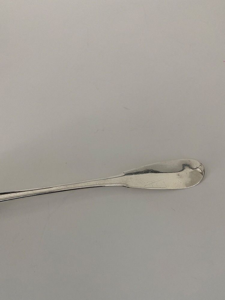 Cuillère à ragoût en argent XVIIIe poinçons Fermiers Généraux JSP
