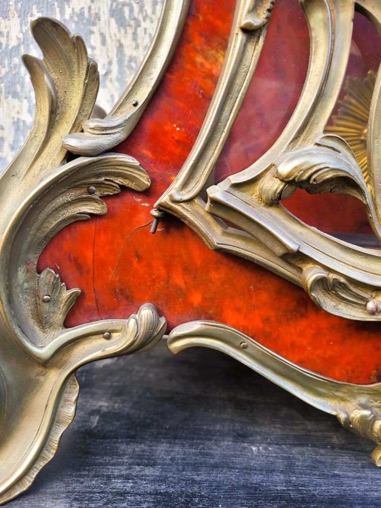 "Boulle" tortoiseshell cartel on console, Napoleon III, 19th century