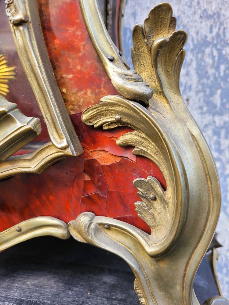 "Boulle" tortoiseshell cartel on console, Napoleon III, 19th century