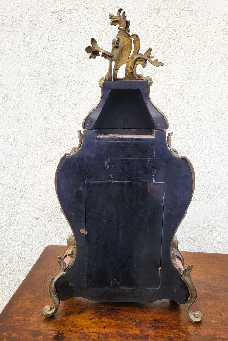 "Boulle" tortoiseshell cartel on console, Napoleon III, 19th century