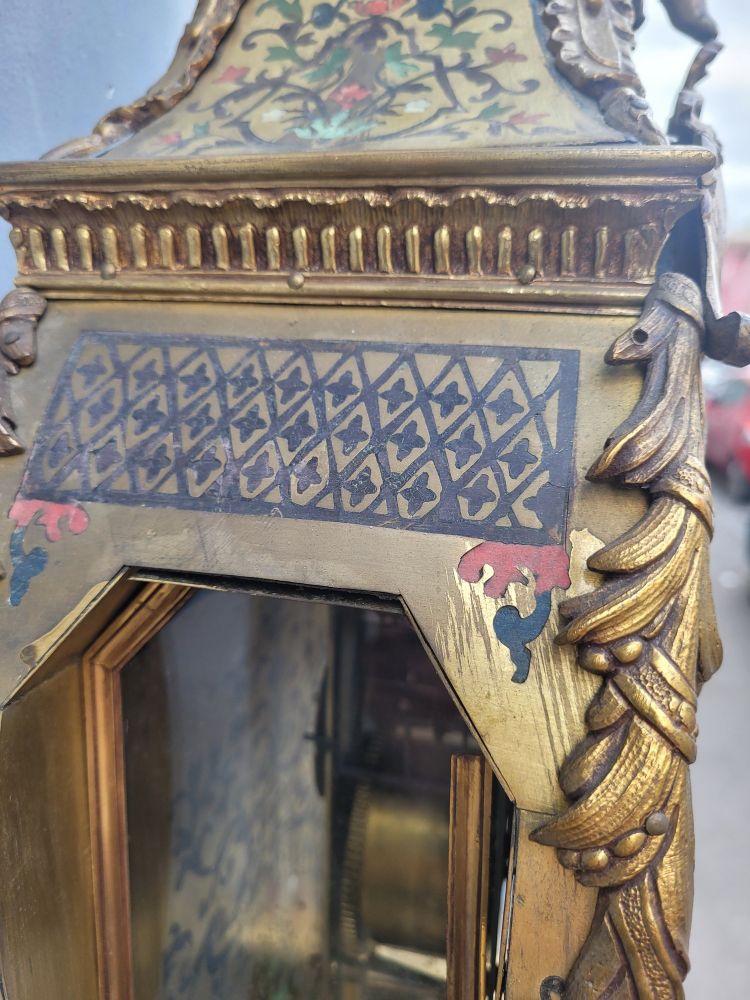 "Boulle" Cartel Clock with Its Wall Console, 18th Century