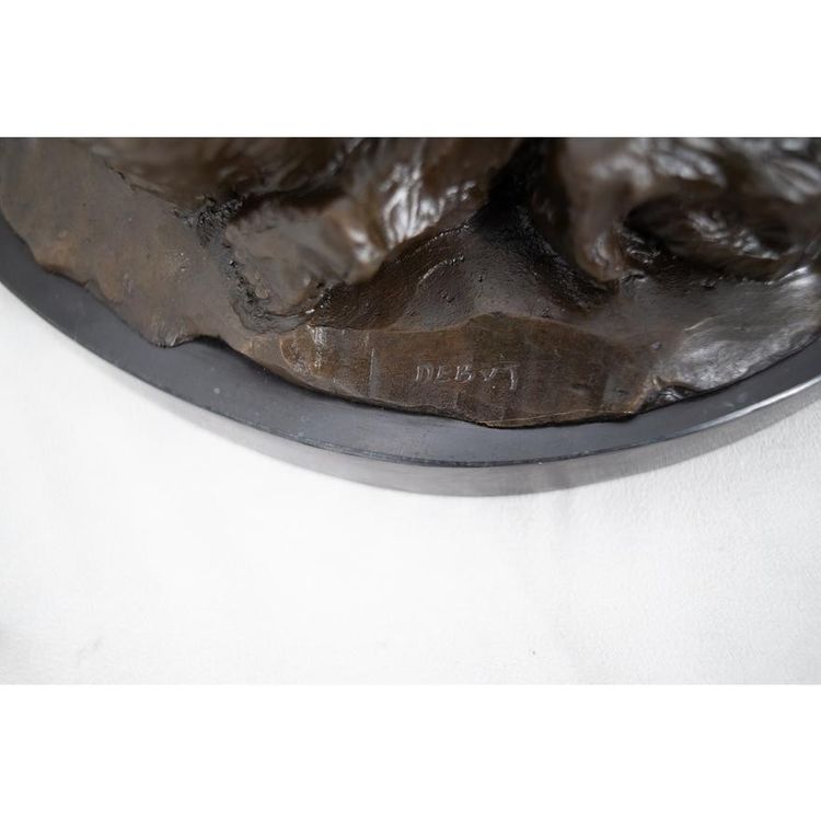 Polar Bears – Bronze by Marcel Début (1865–1933), Art Deco influence