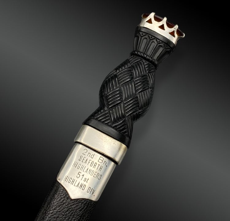 Piccolo COLTELLO chiamato Sgian Dubh Scozia inizio XX secolo